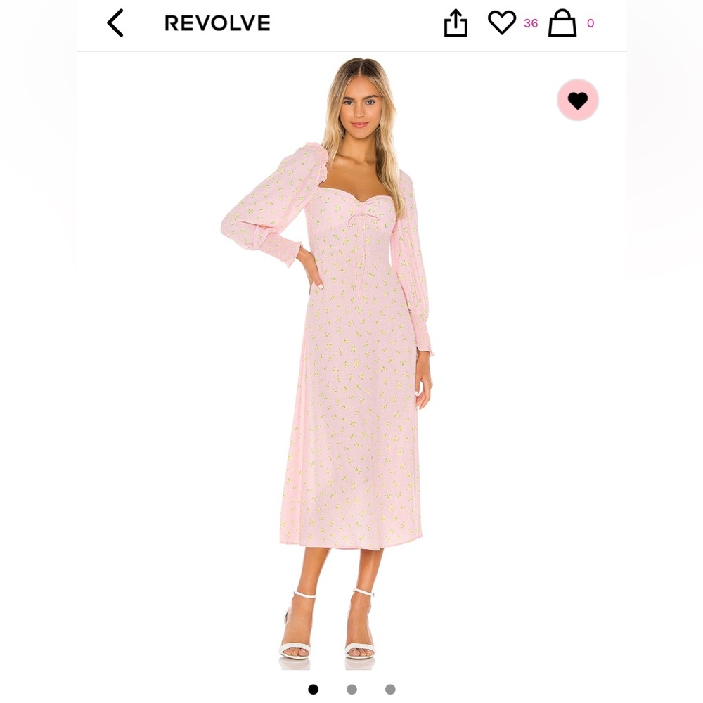 Pink spring dress
